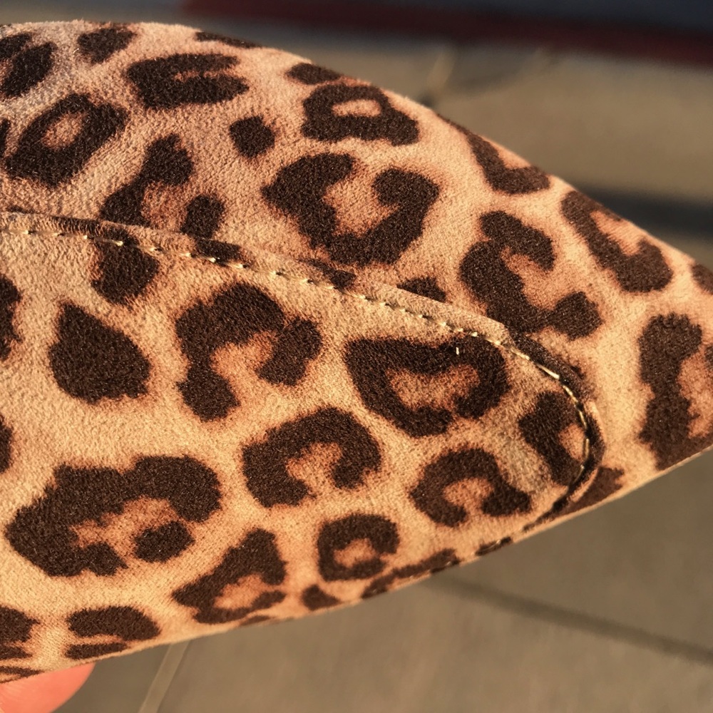 City Class Cheetah Pointed Comfort Flat Loafer - Picture 6 of 7